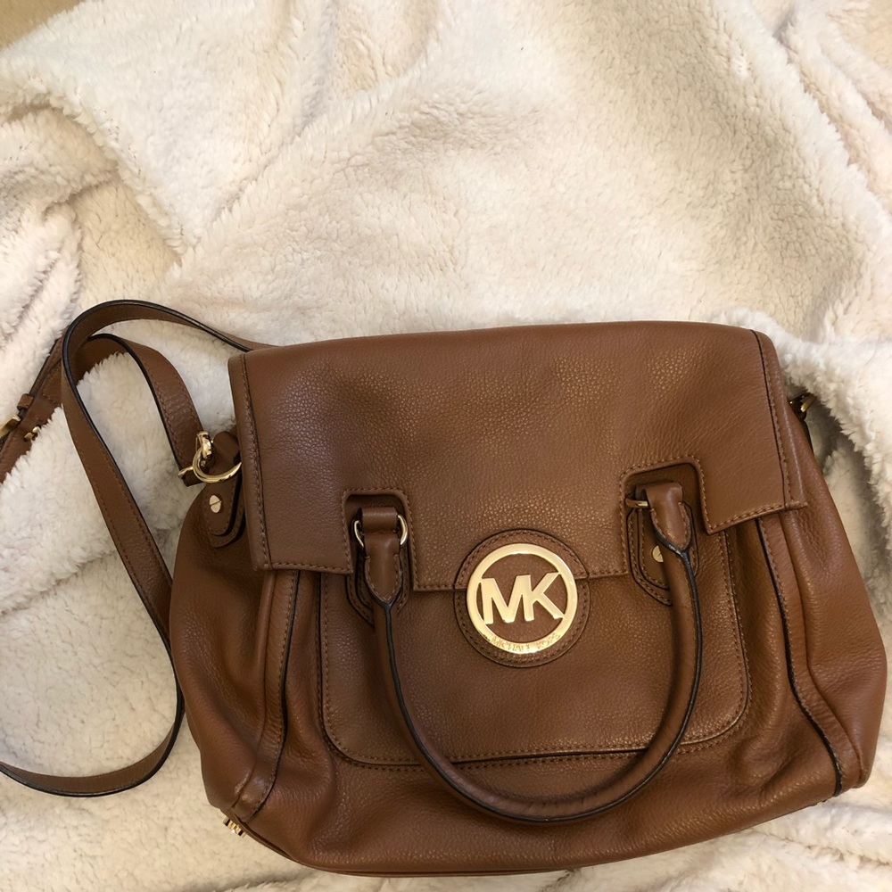 Michael Kors large brown satchel